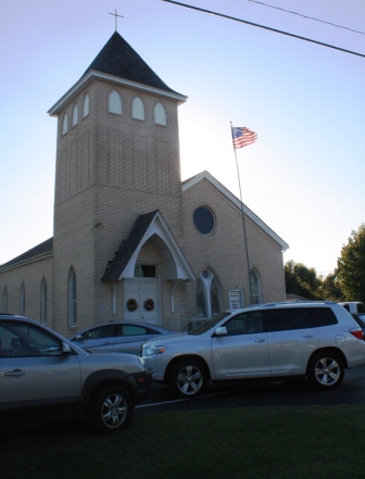 Columbus Baptist Church where the meeting was held